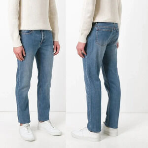 A.P.C. Jeans Standard Light Wash Straight Leg Men's Jeans Size 30